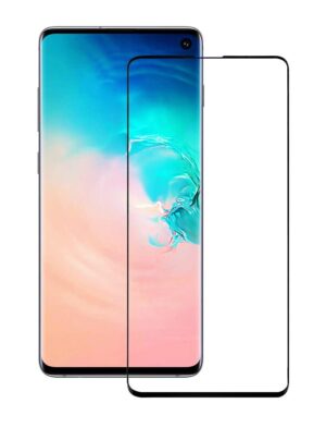 Προστατευτικά Οθόνης Tempered Glass 5D Full Glue για Samsung S10e, μαύρο