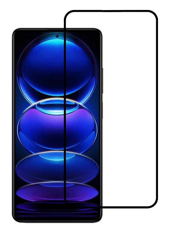 Προστατευτικά Οθόνης tempered glass 5D, full glue, Xiaomi Redmi Note 12/5G, μαύρο