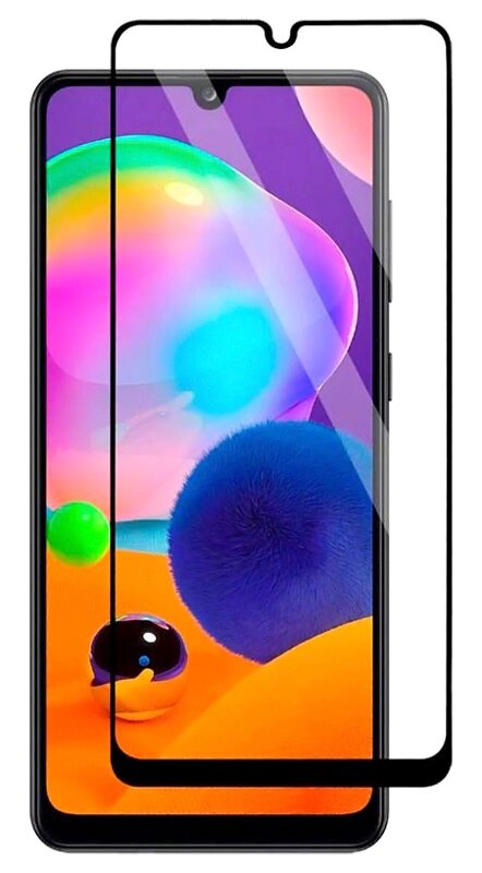 Προστατευτικά Οθόνης tempered glass 5D TGC-0473, Samsung A31, full glue, μαύρο