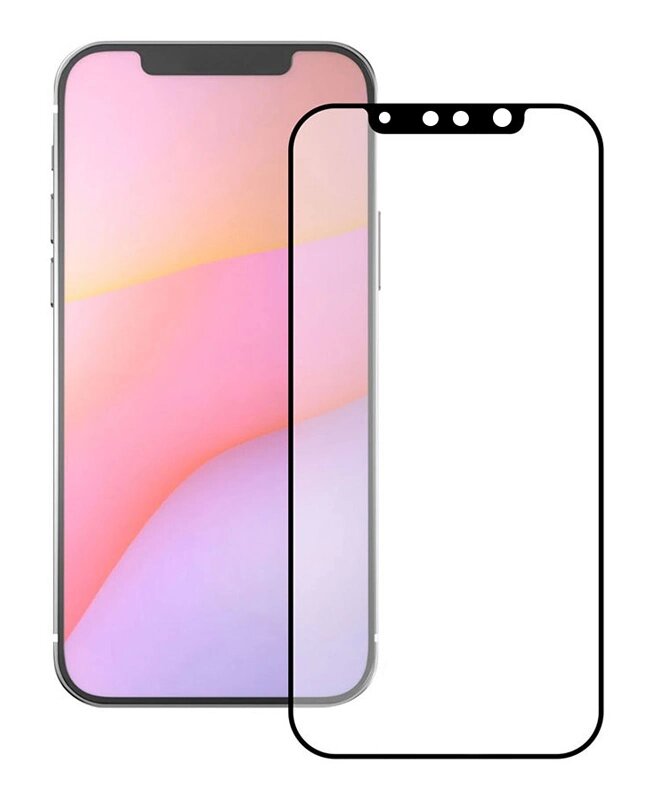 Προστατευτικά Οθόνης tempered glass 5D TGC-0516, iPhone 13 Mini, full glue, μαύρο
