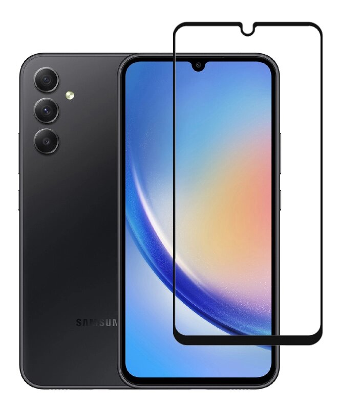 Προστατευτικά Οθόνης tempered glass 5D TGC-0638, Samsung A34 5G, full glue, μαύρο