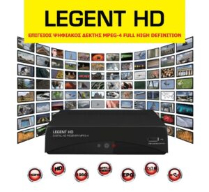 Ψηφιακός Δέκτης Mpec4 Legent Hd