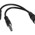 Qihang 3.5mm Splitter Female to Dual Male 0,10m