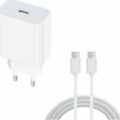 QIHANG Φορτιστής 20W με Θύρα USB-C & Καλώδιο USB-C, Λευκός