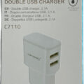 QIHANG Travel Τροφοδοτικό με 2 USB 5V DC ~ 2.1A