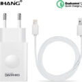 QIHANG Τροφοδοτικό Travel Charger + USB Καλώδιο 5V DC ~ 3000MA