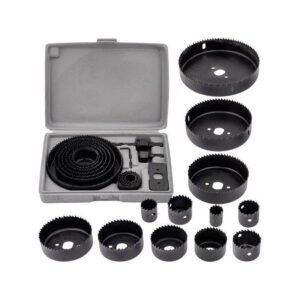 Quality Tools Σετ Ποτηροτρύπανων Ξύλου 16 Τεμ. σε Κασέτα