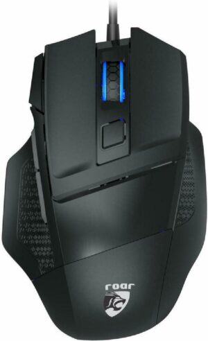 Roar Ενσύρματο Gaming Ποντίκι Rr-0011 Οπτικό 4800DPI 7 Πλήκτρα Μαύρο