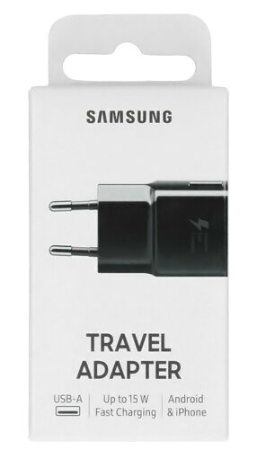 Samsung Φορτιστής Fast Charge 15W 2A Μαύρος
