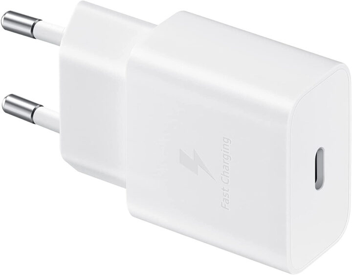 Samsung Φορτιστής Τοίχου με Θύρα USB-C Fast Charge 15W 2A Power Deliverw Λευκός