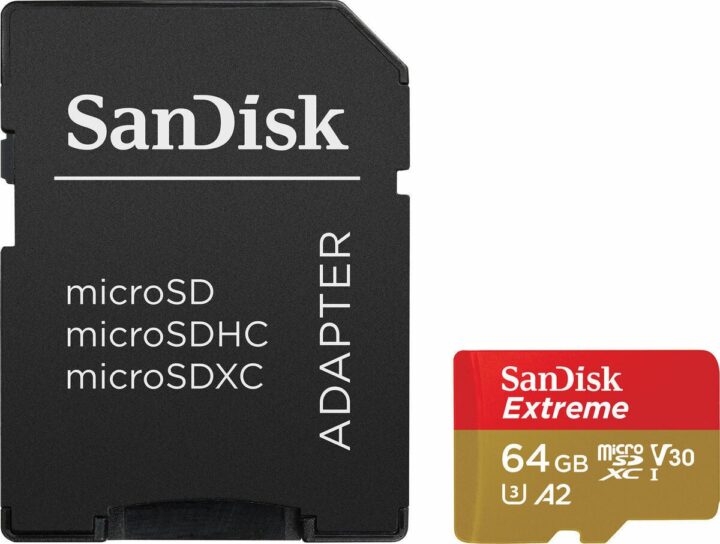 SanDisk 4K Extreme microSDHC 64GB UHS-I U-3 BLISTER