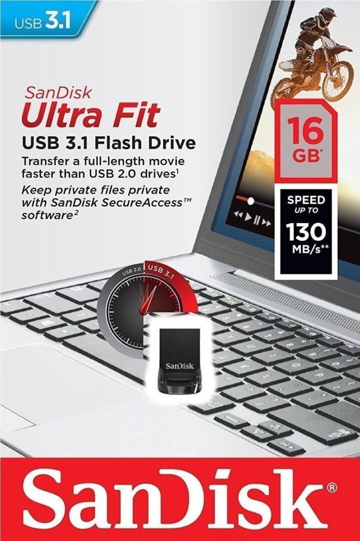 SanDisk Ultra Fit USB 3.1 32GB Small Form Factor