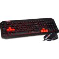 Σετ Πληκτρολόγιο-Ποντίκι 8 Gaming Keys Usb Black w/Red Led Approx QUASAR