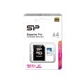 Silicon Power Micro SDXC 64GB Class 10 UHS-1 U3 V30 Superior Pro R100/W80 MB/s + SD Adaptor