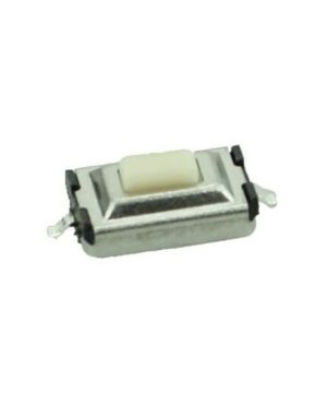 Smd Button 2 Pin Nickel Silver White
