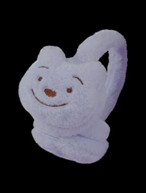 Soft Plush Warmer Earmuff Bear Blue