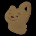 Soft Plush Warmer Earmuff Bear Brown