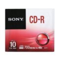 Sony Cd-R (10 Pack) 700Mb 1x–52x