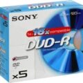 Sony Dvd-R With Slim Case 5color 16x 4.7gb 5Τεμ