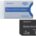 Sony Memory Stick PRO Duo 1GB + Adapter