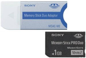 Sony Memory Stick PRO Duo 1GB + Adapter