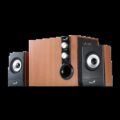 Speakers Genius 2.1 32Watt Wood Silver