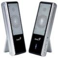 Speakers Genius Usb Portable 2rms Black Silver SPI-202U