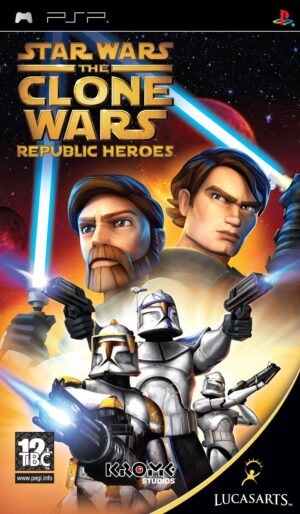 Star Wars The Clone Wars Republic Heroes - PSP Game