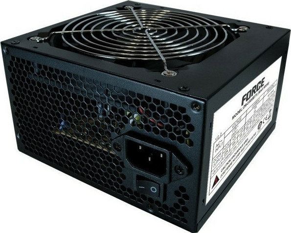 Supercase Force Series Tροφοδοτικό Υπολογιστή Bulk ATX PSU 500W, 12cm fan, 2YW.