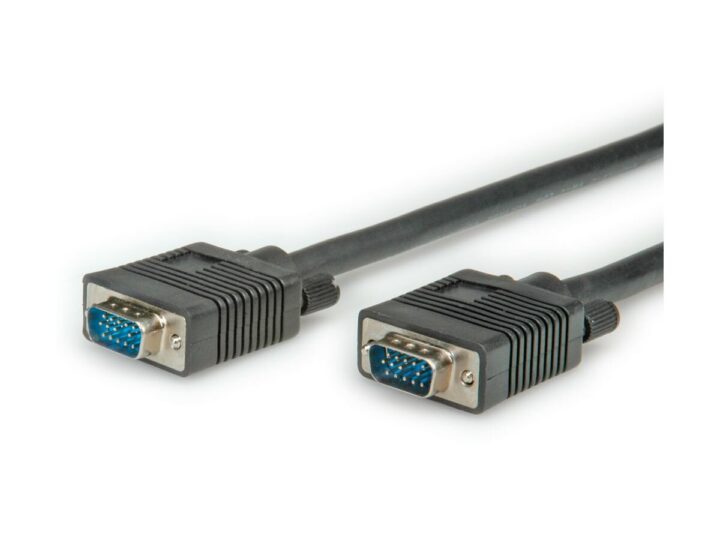 SVGA High Quality HD15 Male to Male 3.0m Black NSH