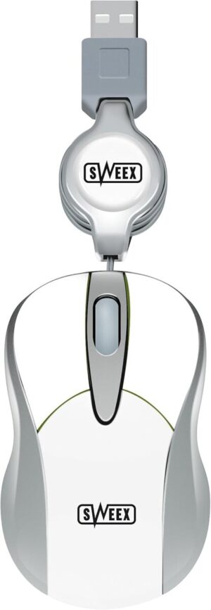 Sweex Mini Optical Mouse Cocos White MI057