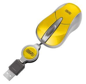 Sweex Mini Optical Mouse Mango Yellow MI054