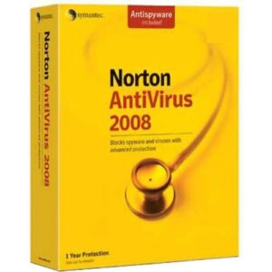 Symantec Norton AntiVirus 2008 Software for Windows