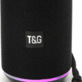 T&G Ηχείο Bluetooth 5W με ραδιόφωνο και διάρκεια μπαταρίας έως 4 ώρες, μαύρο
