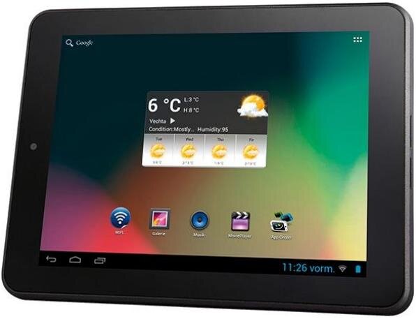 Tablet Intenso 8 Tab 814 Black 1.5ghz Dual Core Processor 8 Inch Android 4.1 8gb Internal Me