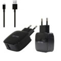 Td-Lte Travel Charger 5V/9V/12V Μαζί Με Καλώδιο Micro Usb For Smart Phones Black