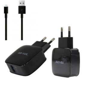 Td-Lte Travel Charger 5V/9V/12V Μαζί Με Καλώδιο Micro Usb For Smart Phones Black