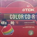 TDK CD-R 80 D-View Color P10 Slim