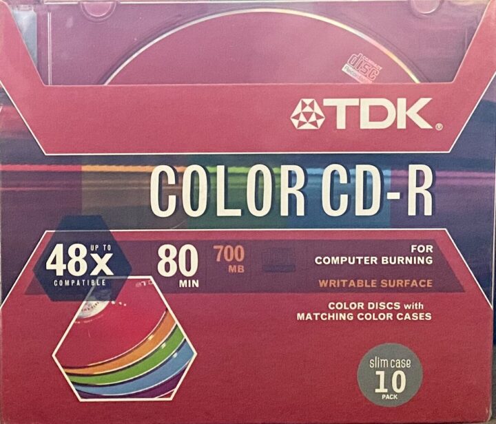 TDK CD-R 80 D-View Color P10 Slim