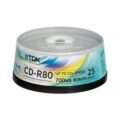 TDK CD-R 80min 52x 25-pack
