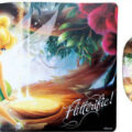 TinkerBell Σετ mini οπτικό ποντίκι και mousepad με μοτίβο "FAIRIES", 1000 dpi.