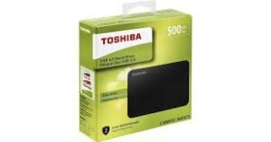 Toshiba Εξωτερικός Σκληρός Δίσκος Canvio Basics 2018 500gb Usb 3.0 Black