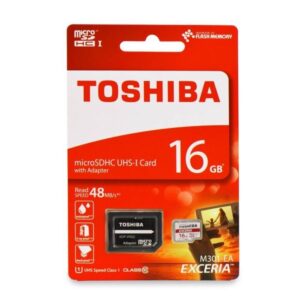 Toshiba Micro Sd 16gb + Adaptor M102 Hs Stan