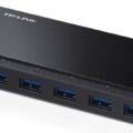 TP-LINK USB 3.0 Hub 7 Θυρών με σύνδεση USB-A και Εξωτερική Παροχή Ρεύματος