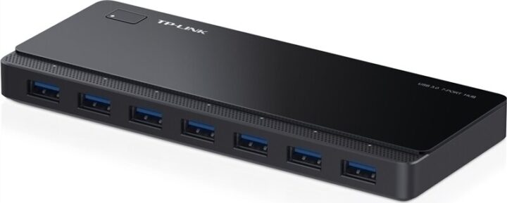 TP-LINK USB 3.0 Hub 7 Θυρών με σύνδεση USB-A και Εξωτερική Παροχή Ρεύματος