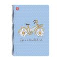 Trendy Τετράδιο Σπιράλ Β5 3 θεμάτων Life Is A Beautiful Ride
