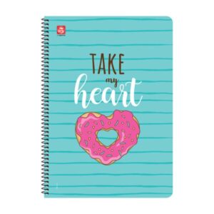 Trendy Τετράδιο Σπιράλ Β5 3 θεμάτων Take My Heart