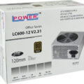 Τροφοδοτικό LC-POWER ATX PSU 600W LC600-12 V2.31 Active PFC
