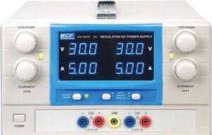 Τροφοδοτικό Πάγκου 5A 30V LED Μπλε M10QS305MCP