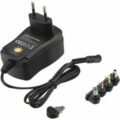 Τροφοδοτικό 1000mA με Περιστροφικό Διακόπτη (Rotary Switch) και 4 Αντάπτορες (Tips) 12V-24V